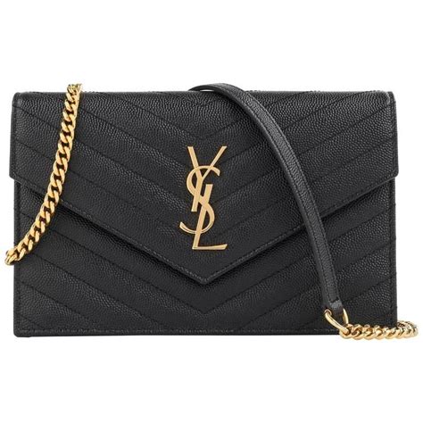 ysl black men's wallet